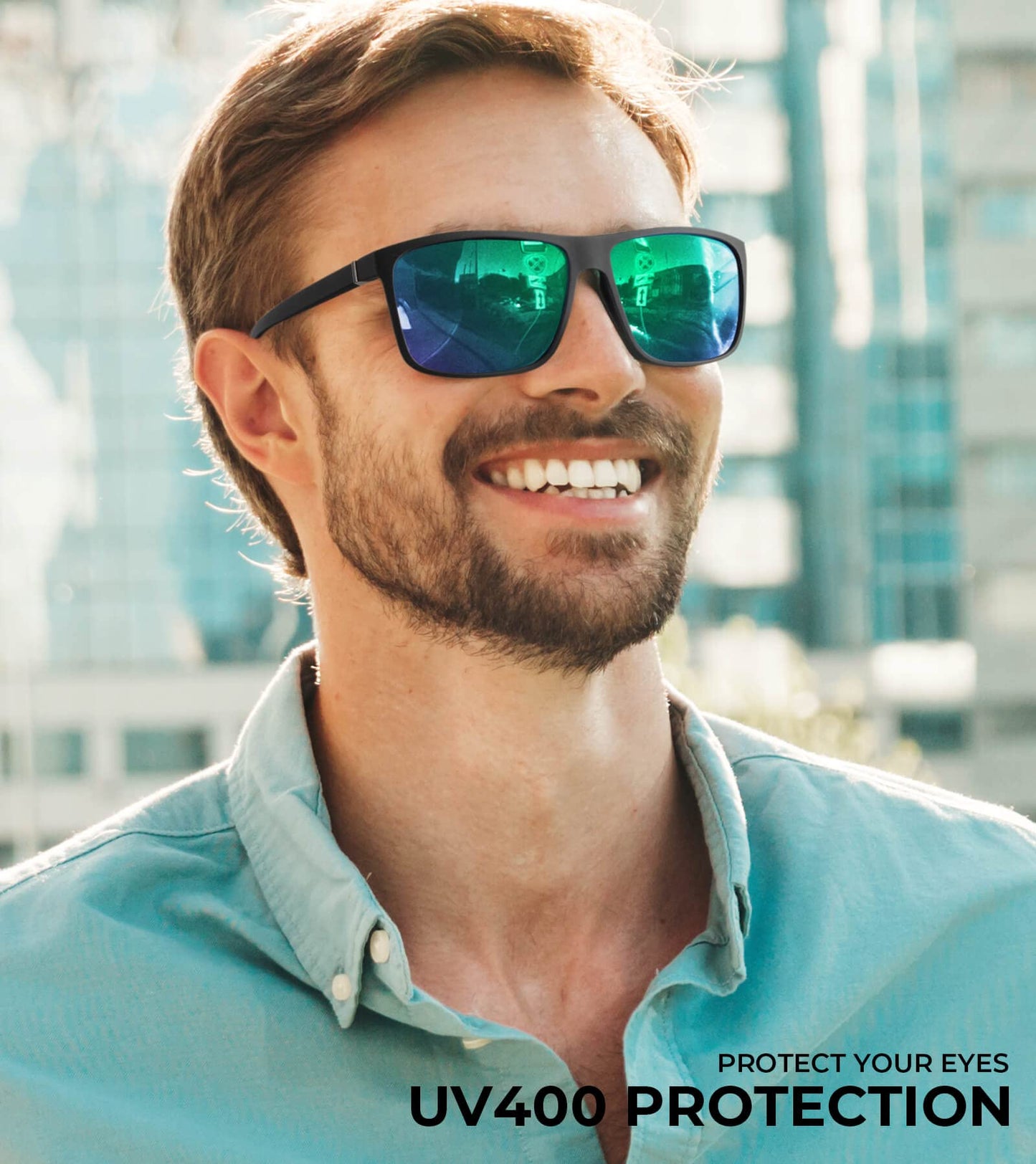 KALIYADI Polarized Mens Sun-Glasses Sunglasses-Men : Classic Sunglasses with UV Protection for Fishing Driving Golf