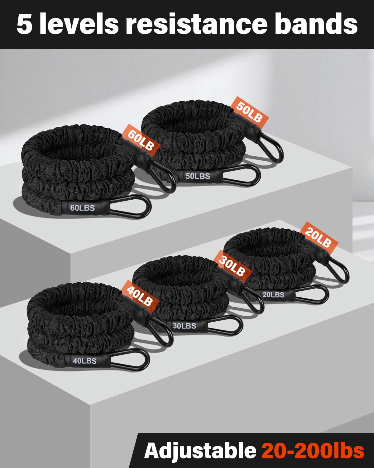 Resistance Bands with Handles, Exercise Bands