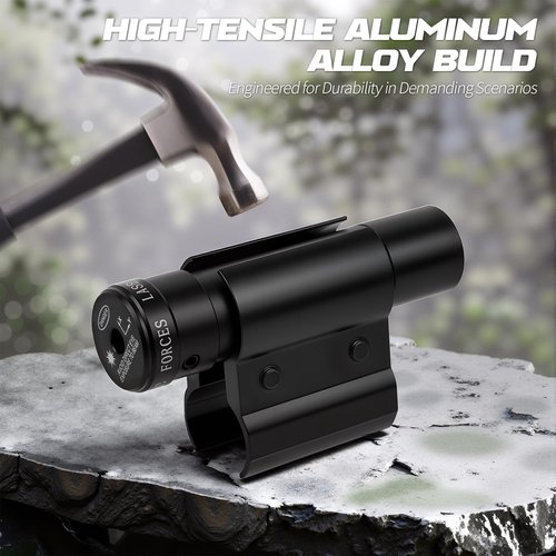Laser Beam Sight for Bug Salt Gun 4.0,3.0,2.5,2.0 (Only Laser Sight),Adjustable Laser for Fly Gun Salt Shooter,Bug Salt Airsoft Accessories for Indoor and Outdoor