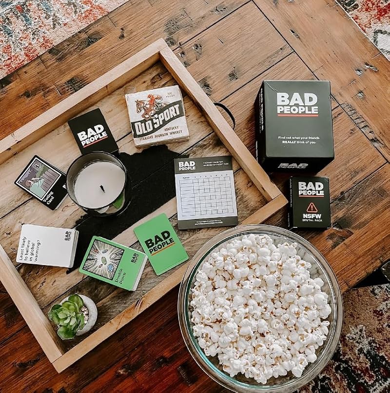 Hilarious Party Game for Adults – BAD PEOPLE Card Game Set