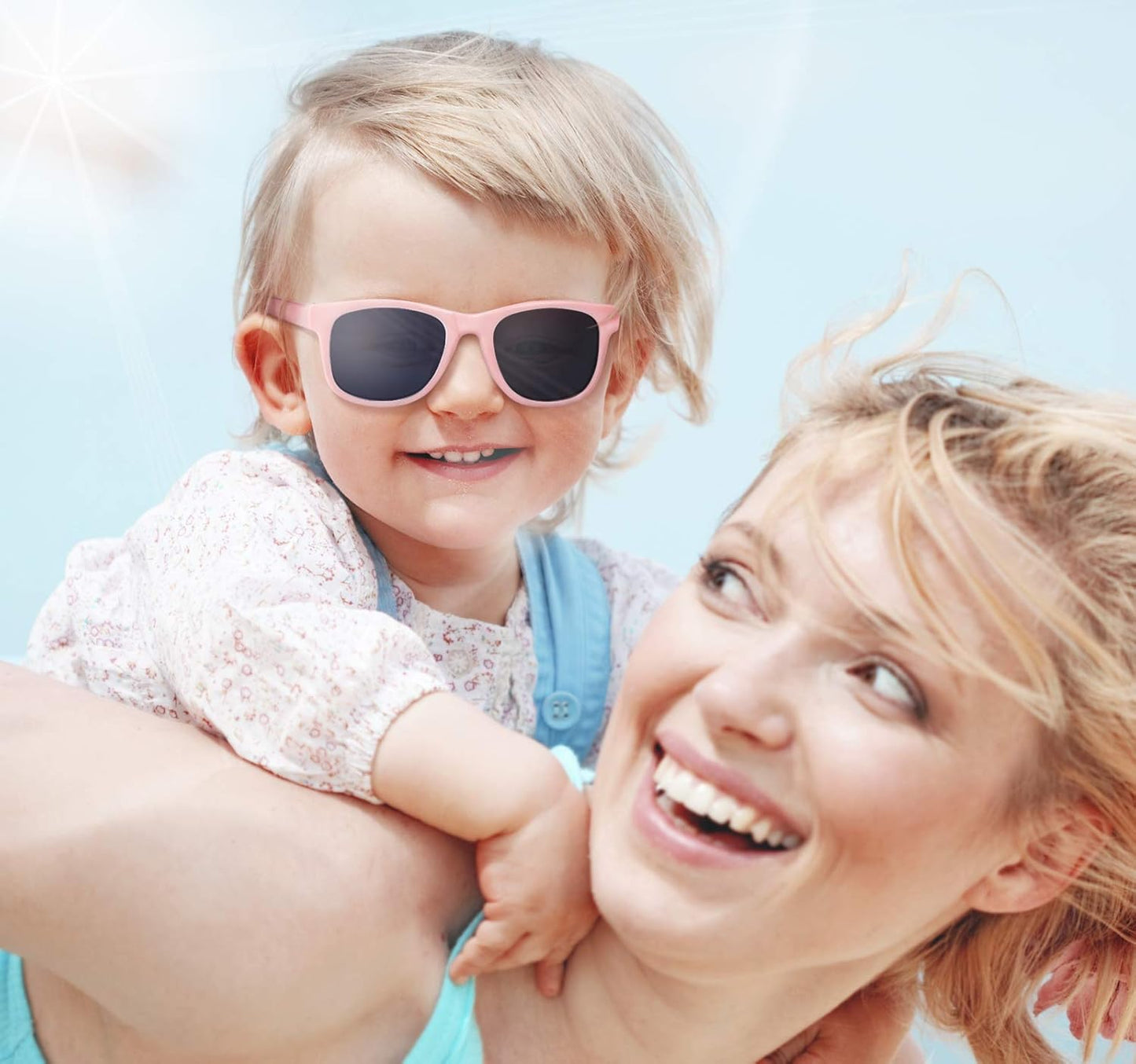 Skiennix Baby Sunglasses - 100% UV Protection for Infants & Toddlers | Ages 0-2 Years with Case & Pouch