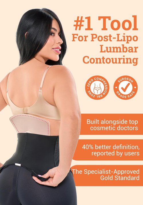 BE SHAPY Lumbar Support Board | Lipo Foam Post Op Accesory | Lumbar Support Board for Back | Tablas Para Lipo 360