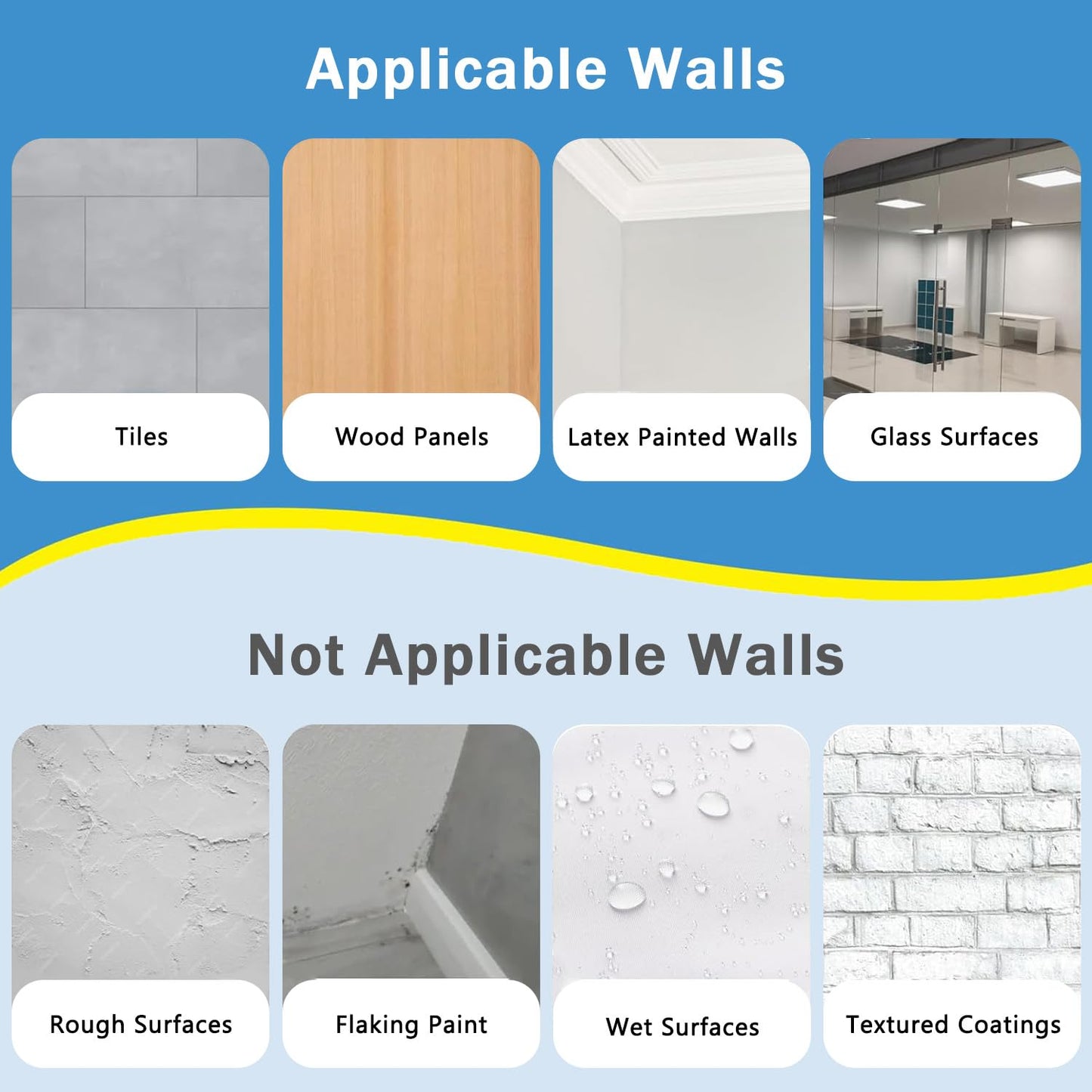 Clear Wall Protector, 15.7in*32.8ft Adhesive-Free Cover for Kitchen & Office from Bin, Chair Back, Furniture, Door, Pet, Electrostatic Wall Protective Film