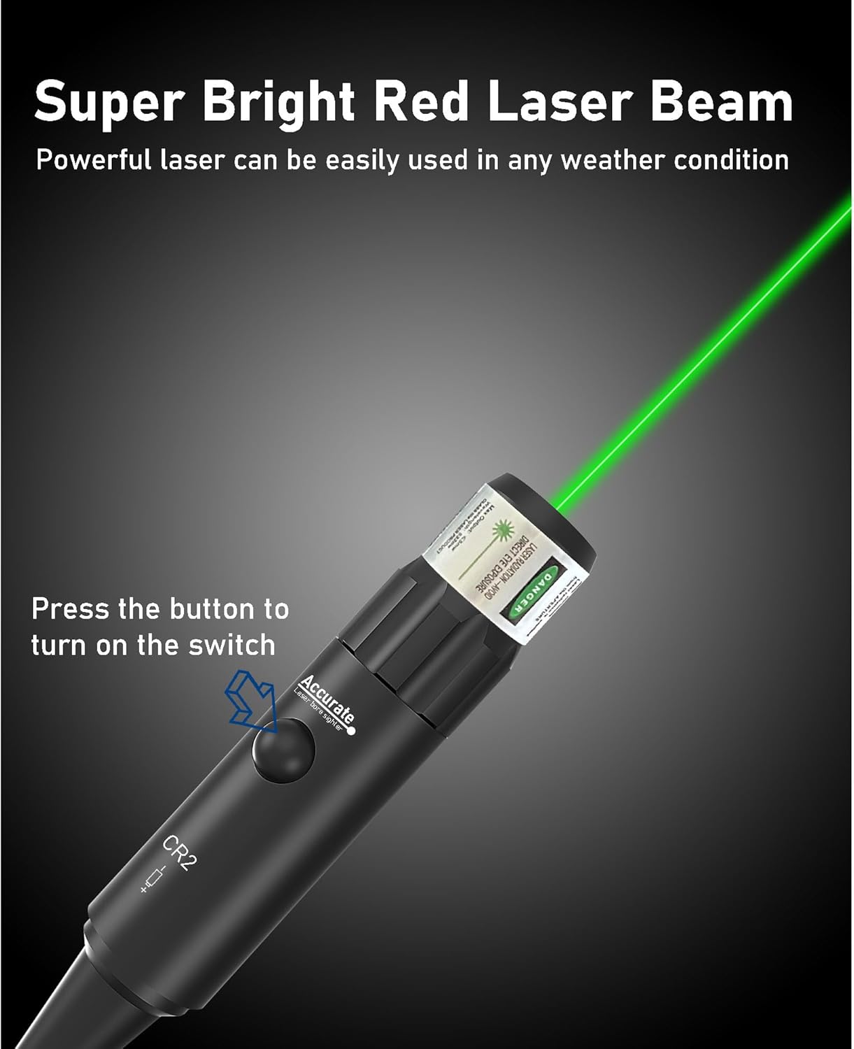UUQ Professional Laser Bore Sight Kit - Red/Green Laser with 32 Adapters for 0.17 to 12GA Calibers | Ideal for Pistol, Rifle, Airsoft & Shotgun