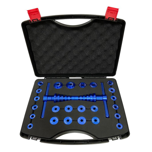 Bicycle Bearing Press Set For Wheels/Hub Bearing Installation Bike Soft Tail Frame Turning Point Hub Assembly Tool-25pcs