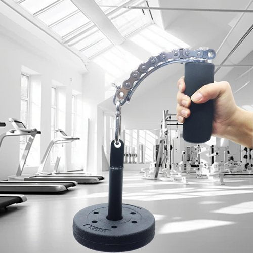 Arm Wrestling Training Equipment Arm Wrestling Handle Arm Strengthener Antebrazo Ejercitador Transmission Chain Twisting Wrist Stickfor Wrist, Forearm, Grip Strength Workouts