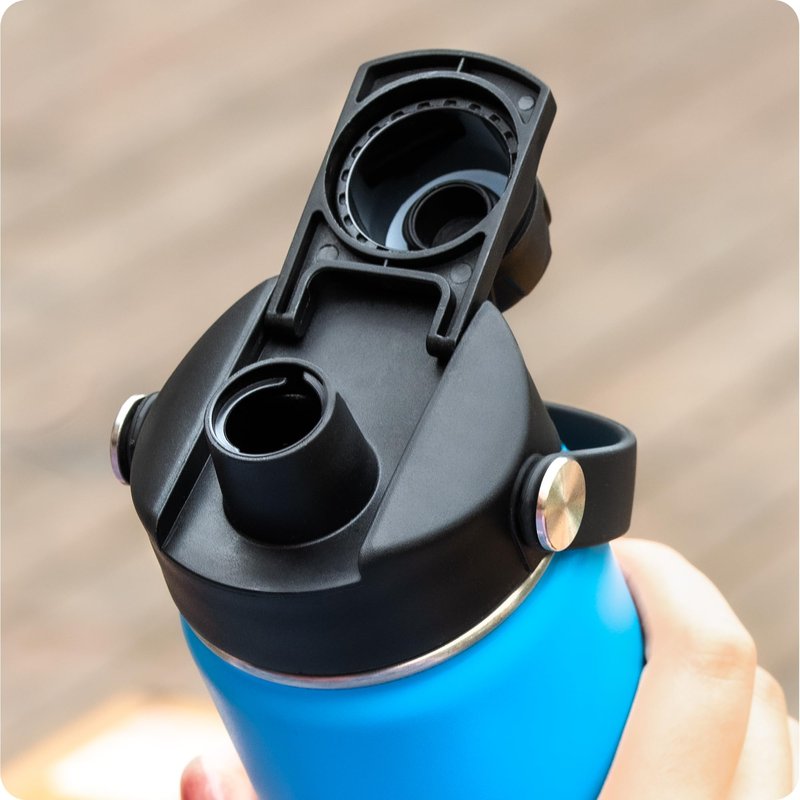 Soledea Spout Lid for Hydro Flask Wide Mouth Sport Water Bottles, Replacement Lid Chug Lid for 12 oz-64 oz Water Bottles