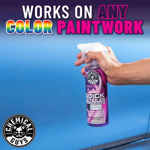Chemical Guys Synthetic Quick Detailer - Extreme Slick Polymer Formula for Cars & More | 16 fl oz (2 Pack)