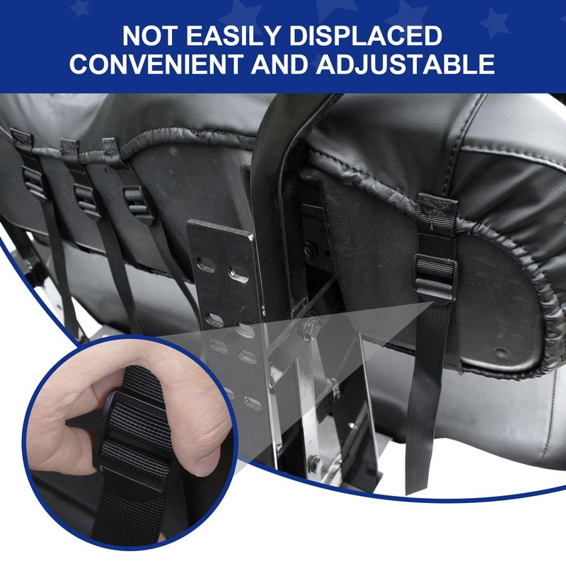 NOKINS Golf Cart Waterproof Rear Seat Covers,Smooth and Simple,No Stapler Required, Fits EZGO, Club Car, Yamaha Vinyl Replacement Seat Cover, Black