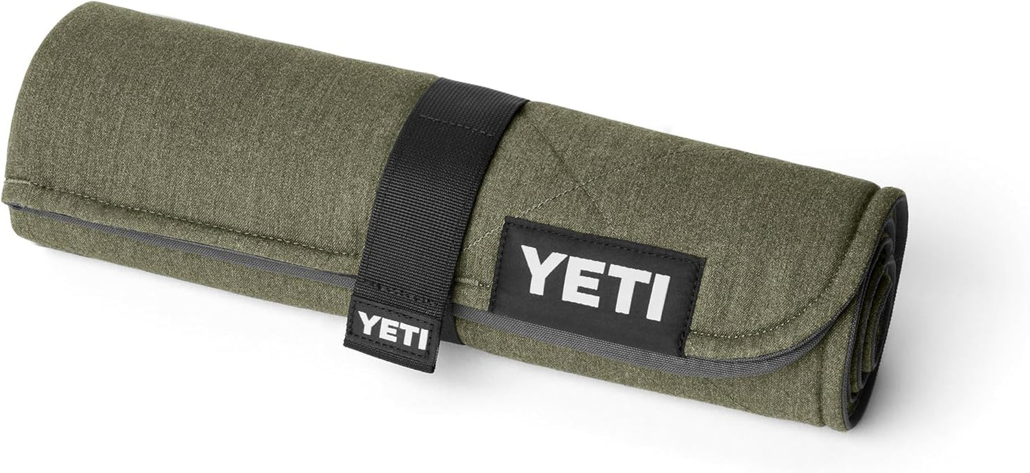 YETI Lowlands Blanket - Cozy Small Size in Olive Green for Ultimate Comfort