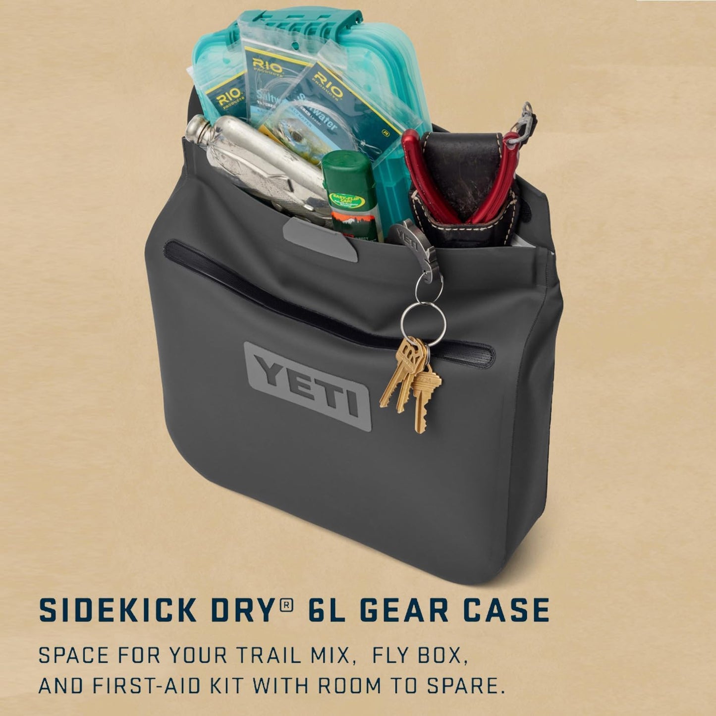 YETI Sidekick Dry Waterproof Gear Case - Durable Protection for Outdoor Adventures