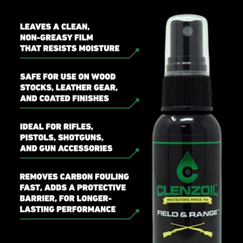 Clenzoil Field & Range Gun Lubricant - Premium Rust Preventative - 2 oz Fine Mist Sprayer