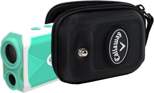 Callaway Micro Pro Golf Laser Rangefinder - Ultra Compact, Rechargeable & Magnetic Cart Mount