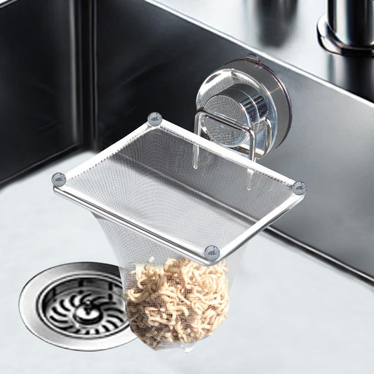 Mamakura Sink Drain Strainer Basket for Food Waste, Upgraded Strong Suction Kitchen Food Catcher Filter,stainless steel Sink Strainer for Small Sink
