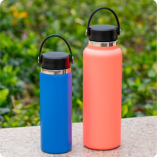 Prurex Replacement Lid for Hydroflask,Klean Kanteen,Simple Modern Wide Mouth Bottles, Flask Cap for 12-64oz Sports Water Bottles Accessories (2 Pack）