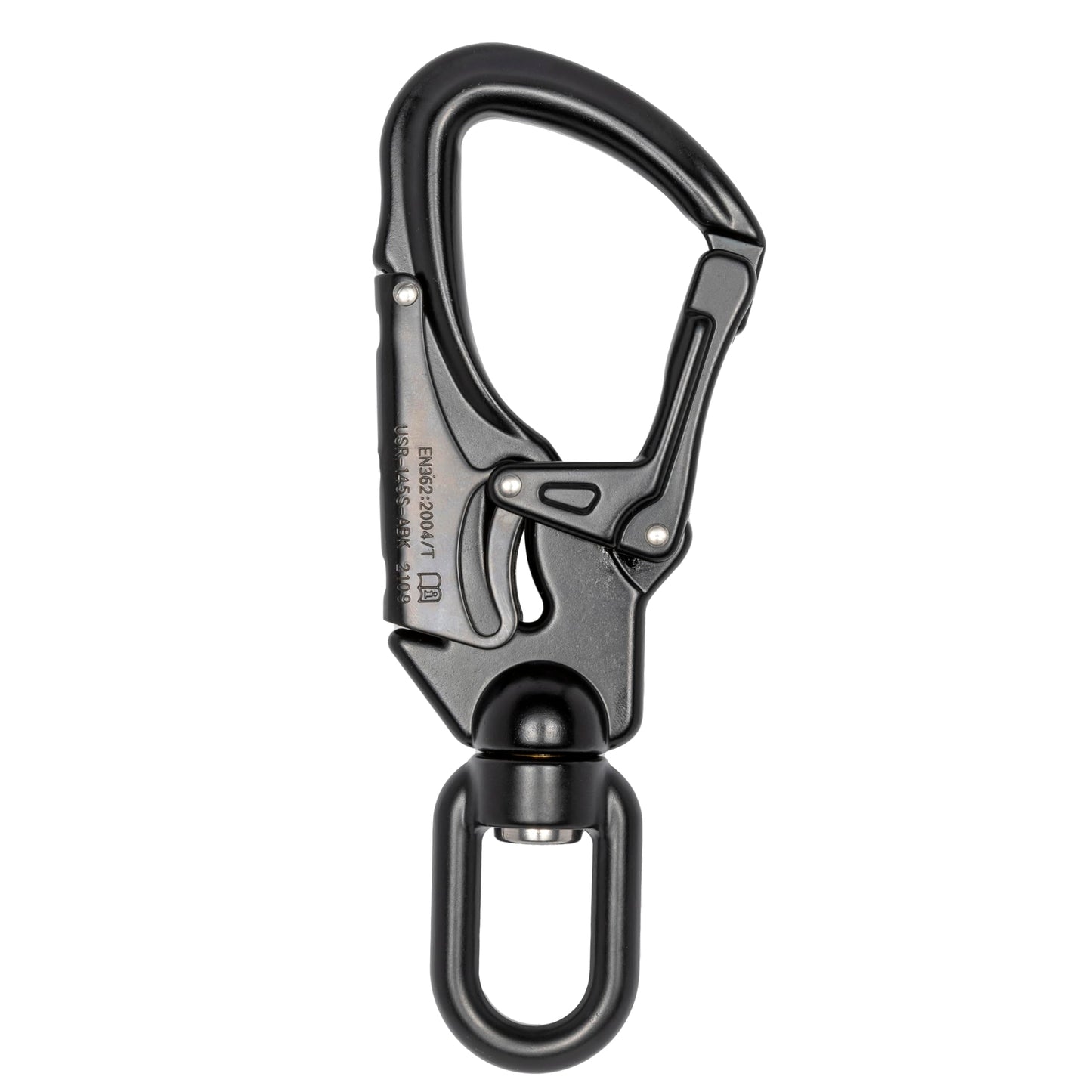 ProClimb Forged Aluminum Carabiner Snaphook | Perfect for Rock Climbing, Arborists, Fire Fighters, Rescue Ops