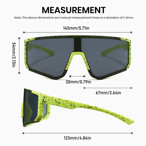 Cyxus Cycling Sunglasses Men Women Sleek Lightweight Anti-Glare Glasses UV Protection Runing Bike Baseball Fishing 1243