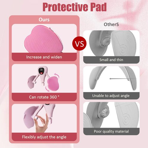 FJFQXY Kegel Exerciser Thigh Trainer for Women, Large Resistance Hip Thigh Workout, Pelvic Floor Muscle Inner Thigh Exerciser for Home Gym