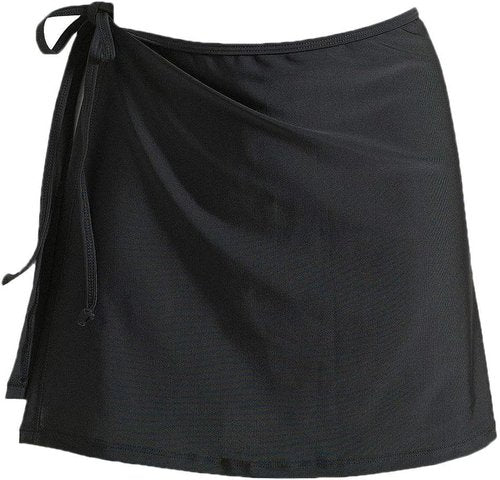 JadeRich Women's Wrap Skirt Bikini Cover-Up - Stylish Overlapped Side Tie Design | Beach Swimwear