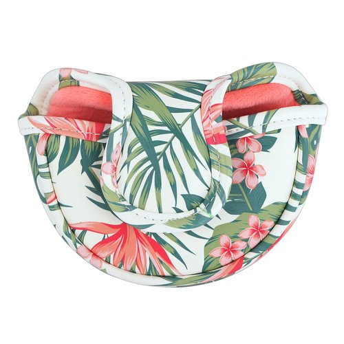 SHABIER Golf Mid-Mallet Headcover Hawaiian Style Design for Golf Putter Head Cover