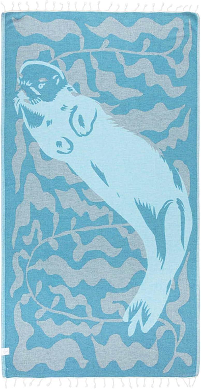 Sand Cloud Oversized Turkish Beach Towel - 100% Cotton, Quick-Dry & Sand-Free | Ideal for Pool, Yoga, Picnic & Travel