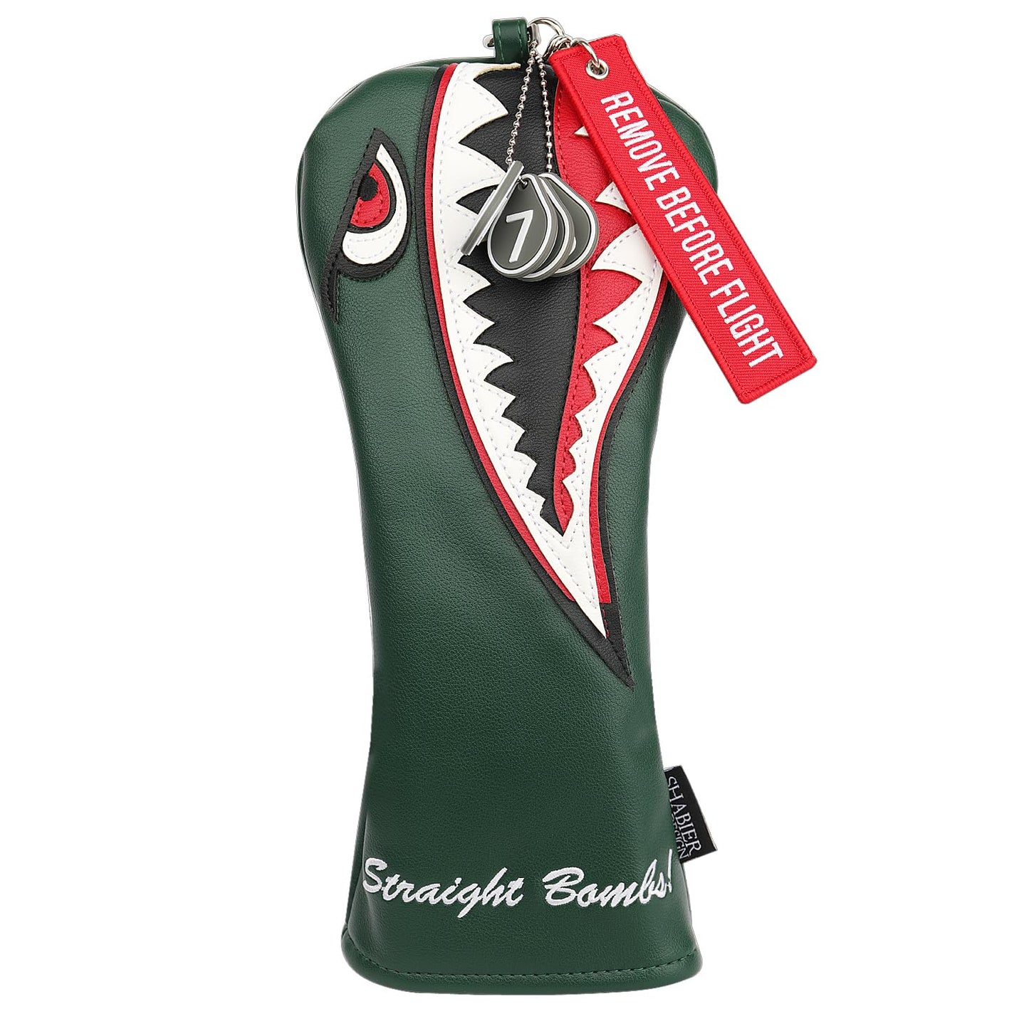 New Flying Tiger Warshark Golf Headcover for Golf Club Available for Driver/Fairway/Hybird (Fairway Cover)