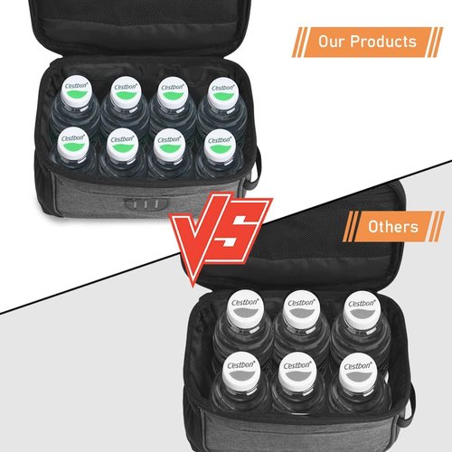 CALLCASE Bike Handlebar Bag Bicycle Front Bag Shoulder Bag Storage Bag with Shoulder Strap for Road Mountain Bike Cycling Travel -Grey