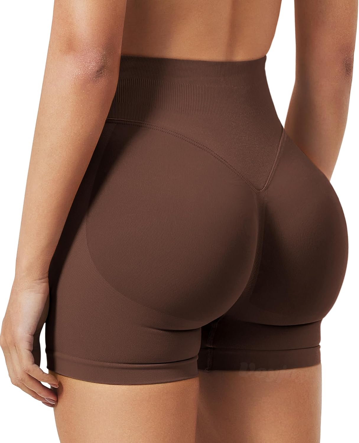 VOYJOY Women's Workout Shorts - Scrunch Butt Lifting Seamless Biker Shorts in Multiple Lengths