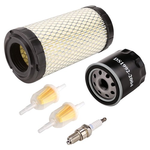 10L0L Golf Cart Tune Up Kit for Club Car Precedent 2004 up with FE290 FE350 Kawasaki Motor, Include Air Filter Oil Filter & Spark Plug, OEM# 102558201, 102003201, 1016467