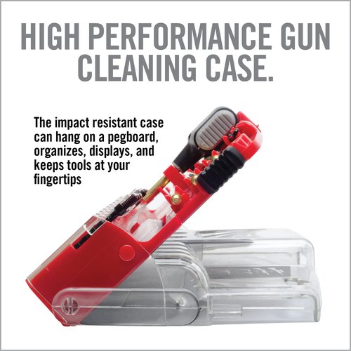Real Avid Gun Boss Pro Universal – 12 Ga., 20 Ga., .45, .40, .357, .38, 9MM, .30, .280, .270, 7MM, .243, .22 ca. universal gun cleaning kit
