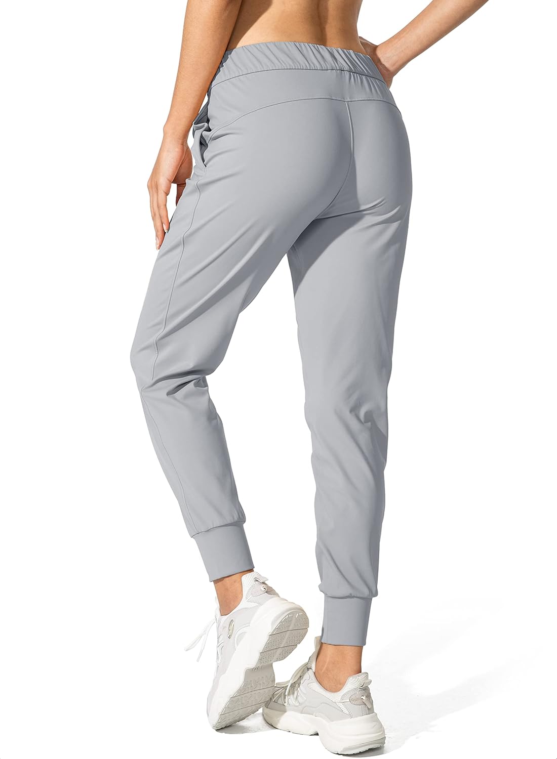 SANTINY Women's Joggers - Comfortable Drawstring Sweatpants with Pockets for Running & Lounge Wear