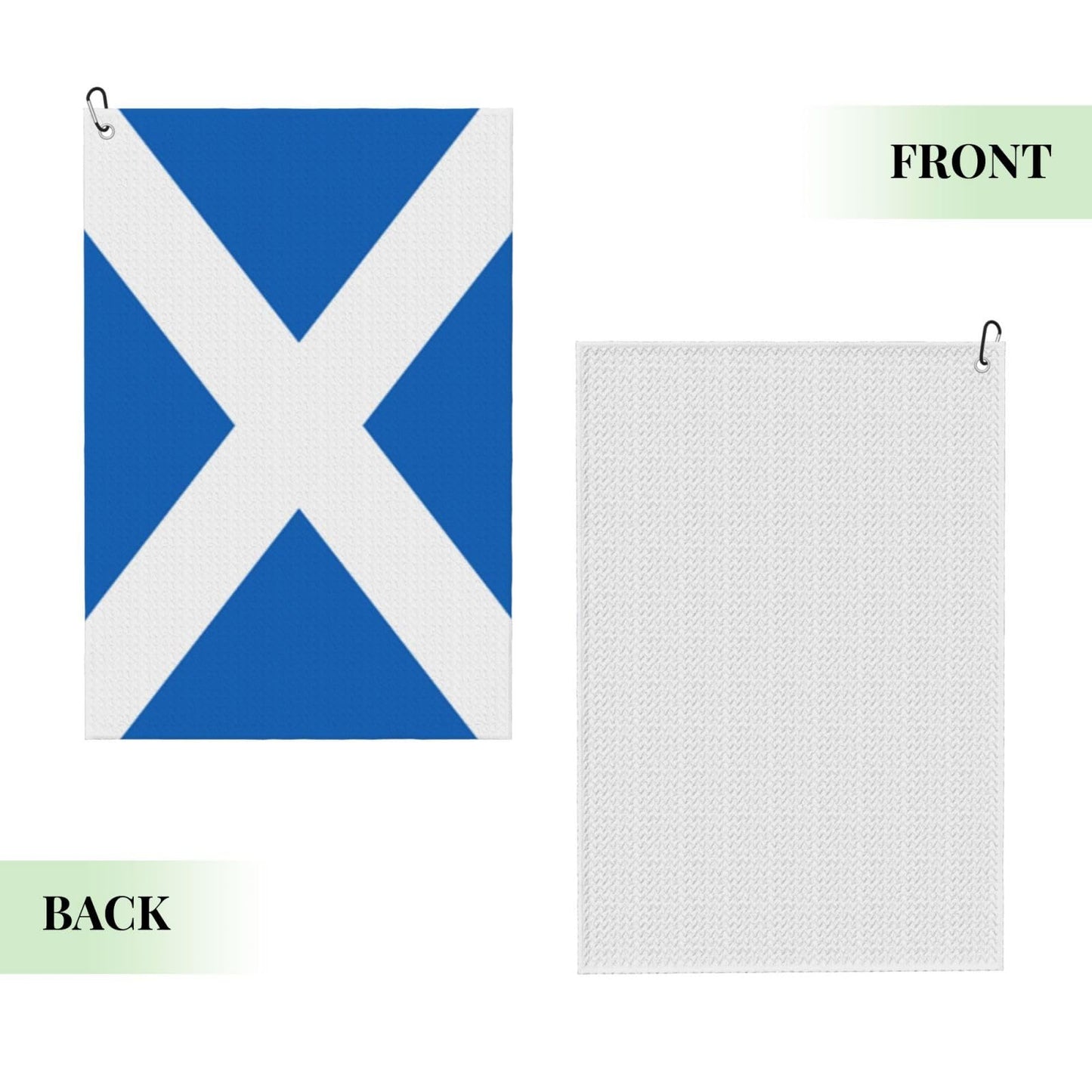 WFUUGNJ Scotland Flag Golf Towel Microfiber Towel Sports Ice Towel Neck Yoga Golf Accessories Gift