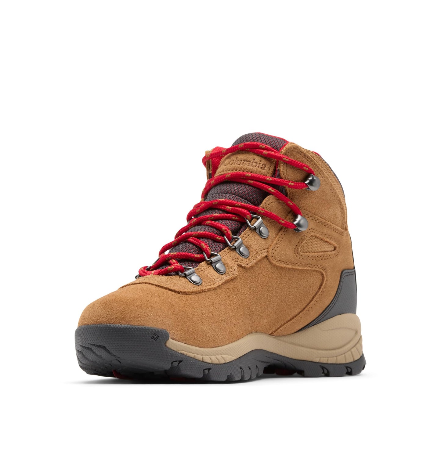 Columbia Women's Newton Ridge Plus Waterproof Amped, 2024 Elk/Mountain Red, 5.5