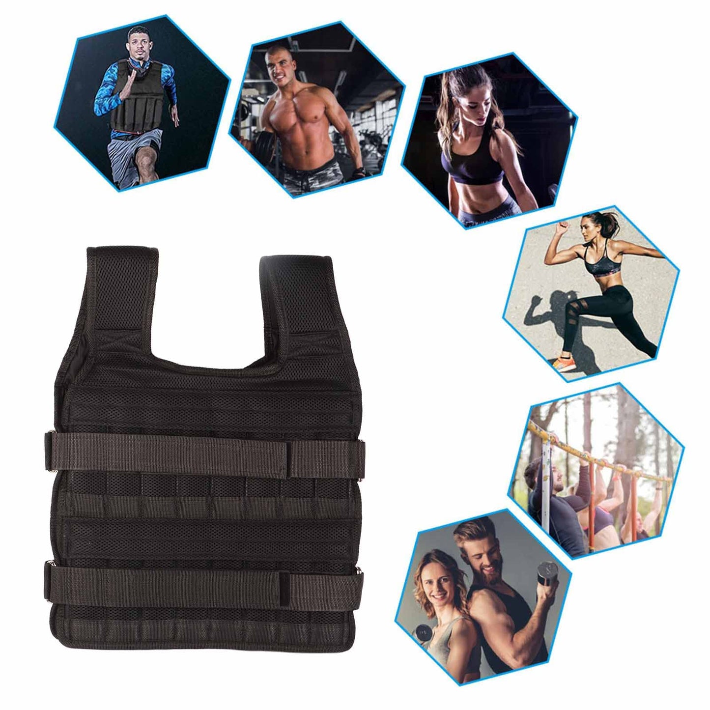 Leapiture Weighted Vest Exercise Weighted Vest Weight Training Vest Strength Training Vest Adjustable Weighted Vest Woman Strength Training Vest for Workout Fitness