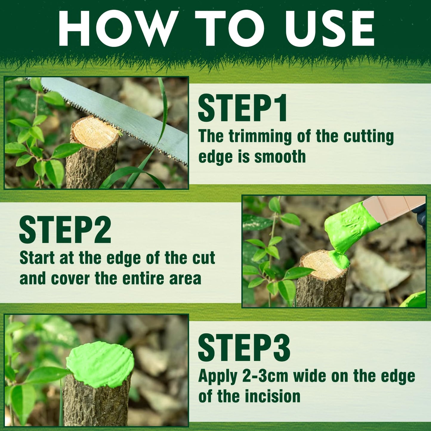 Tree Wound Sealer, Tree Pruning Sealer, Grafting, Pruning, and Wound Care for Damaged Trees, Used for Natural Wound Repair of Bonsai, Fruit Trees, Roses, and Bonsai, Waterproof Protection (3.6oz)