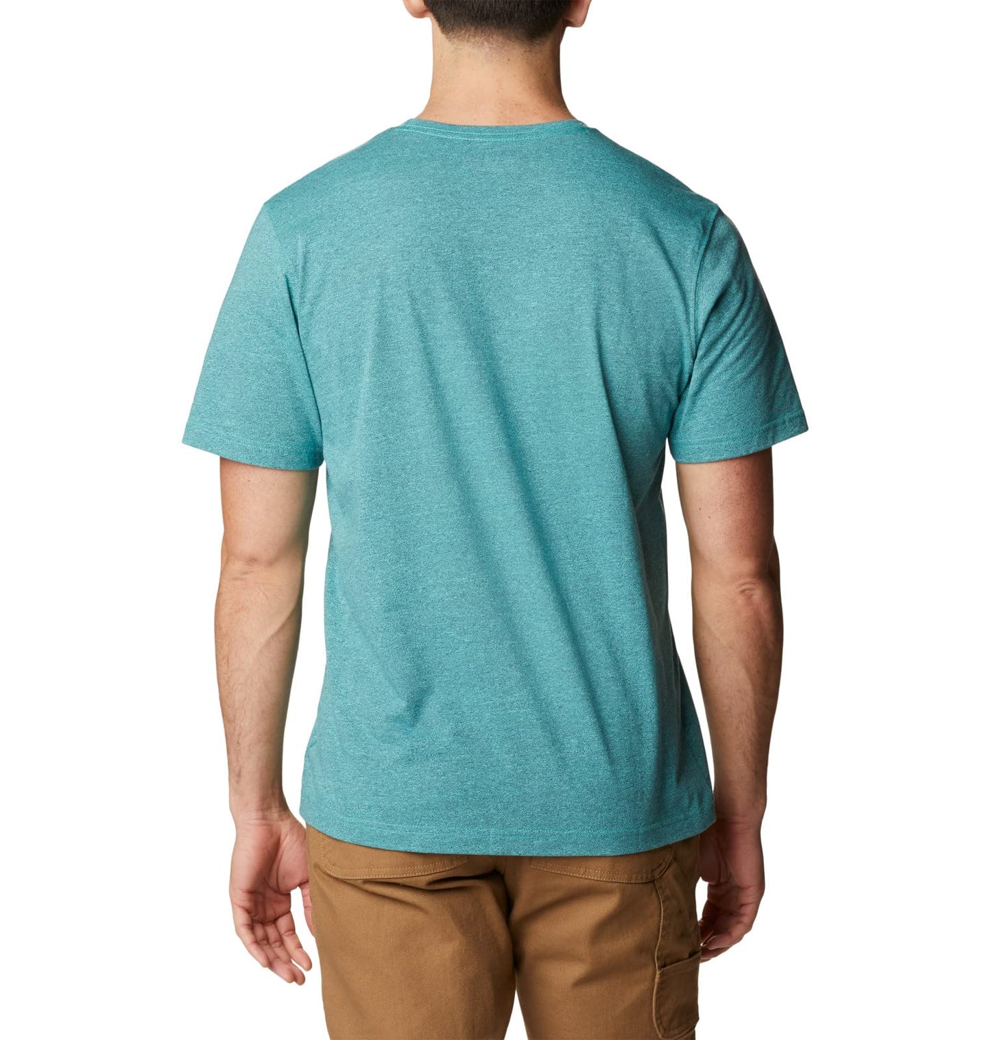 Columbia Men's Thistletown Hills Short Sleeve, Electric Turquoise/Collegiate Navy, Large