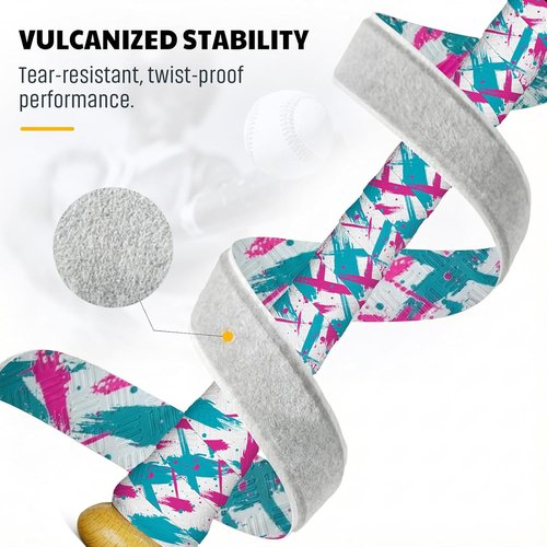 JAYA Bat Grip Tape - 2-Pack Non-Slip, Sweat-Wicking PU Wrap in Mixed Colors | 1.1mm Thickness, 1100 x 27mm