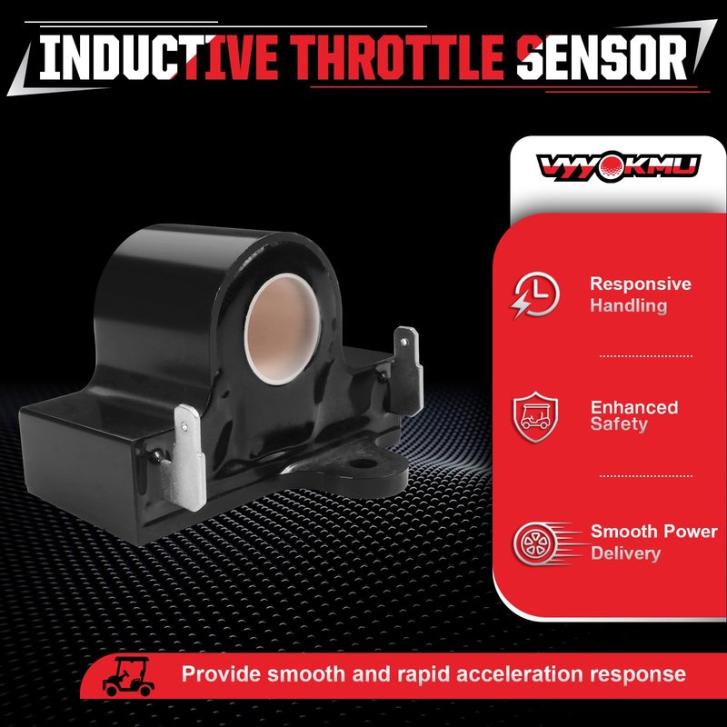 VYYOKMU Golf Cart EZGO Inductive Throttle Sensor, Golf Cart Throttle Sensor Fit EZGO TXT Medalist 1994-UP Electric, EZGO Throttle Sensor Replace OEM# 25854G01