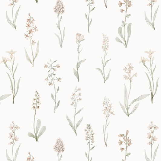 Wudnaye Beige Peel and Stick Wallpaper Floral Contact Paper 16.9in×118.1in Neutral Beige Contact Paper Cream Floral Wallpaper Self Adhesive Waterproof for Bathroom Bedroom Nursery Decor Walls Vinyl