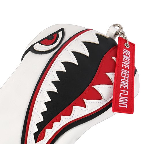 New Flying Tiger Warshark Golf Head Cover for Golf Head Club Available for Driver/Fairway/Hybird Club (Fairway Cover)