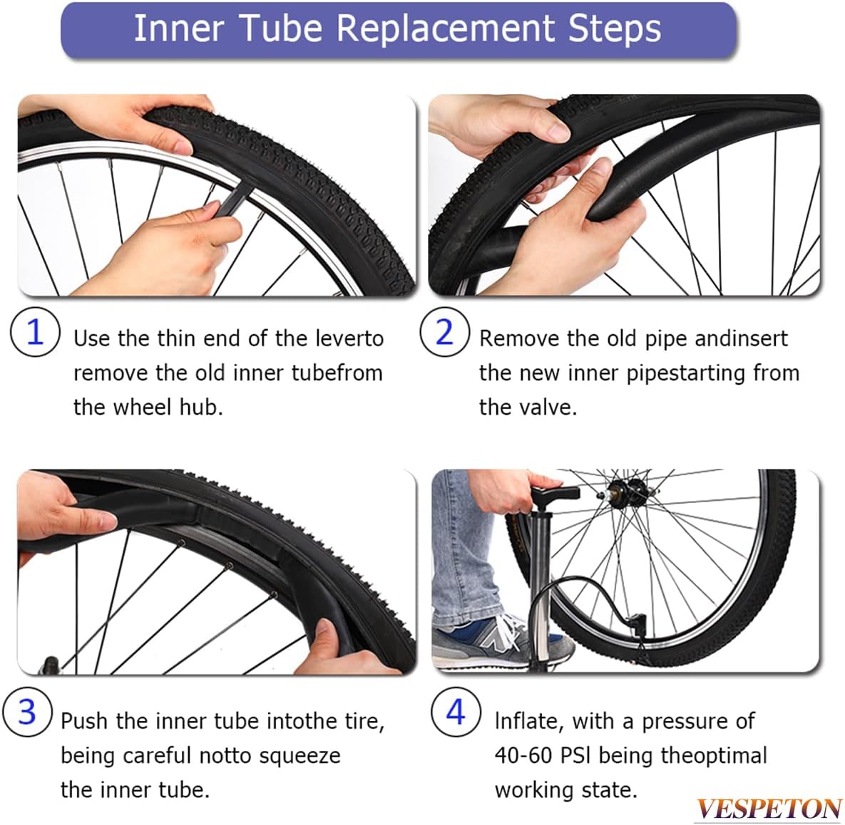 Skiennix 27.5 Inch Bike Tubes - Premium Butyl Rubber with AV48mm Schrader Valve | 2 Pack for Mountain & E-Bikes
