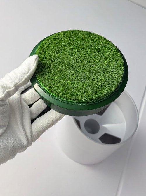 Golf Cup with Drainage Hole and Simulated Lawn Cup Cover, rain and Debris Proof Golf Hole Protector, Used for Multi-Purpose Indoor Greening in Backyard (1, Blue)
