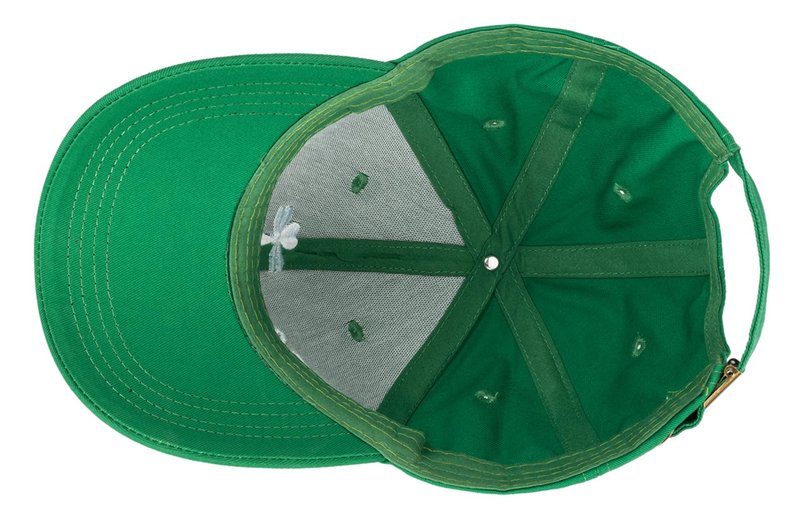 St. Patrick's Day Shamrocks Green Baseball Caps - Cotton Embroidery Lucky 3-Leaf-Clover Visor Dad Trucker Hats