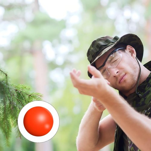 Civaner 150 x 68/61 Caliber Paintballs - Reusable Solid Plastic Projectiles for Defense & Practice