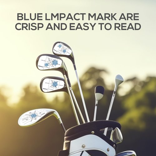 HRUIYL Golf Impact Tape 360 PCS – Swing Training Aid Stickers for Golf Clubs, Instant Sweet Spot Feedback, Easy Apply & Remove, Practice Tool for Drivers & Irons