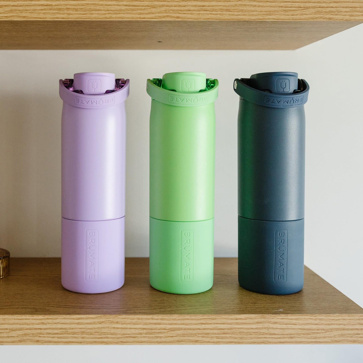 BrüMate Rise 25oz Water Bottle With 100% Leakproof Covered Silicone Straw | Insulated Stainless Steel Water Bottle | Cup-Holder Friendly | Fast Flow | Soft Sip Silicone Spout | BPA-Free (Sage)