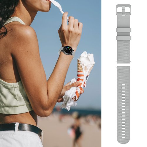 RuenTech Bands Compatible with Garmin Venu 4 41mm/Vivoactive 4S/Vivomove 3S/Venu 2S/Venu 3S/Forerunner 255S 265S Band, Silicone Quick Release Straps 18MM Replacement Wristband (10 Colors)