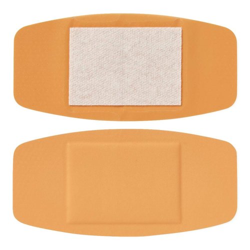 CURAD Plastic Adhesive Bandages - 2" x 4" Size, Latex-Free for Sensitive Skin | 20 Count