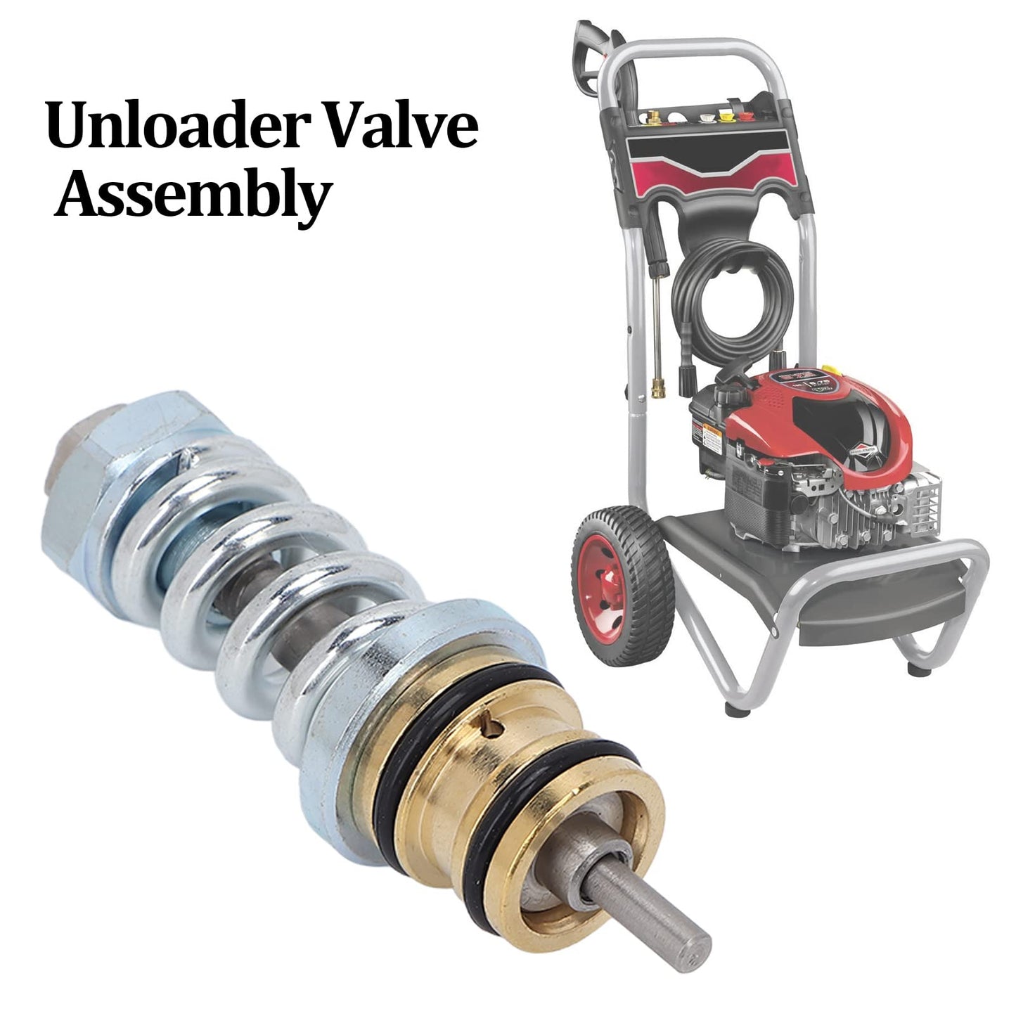 Kodrily 309515003 Pressure Washer Pump, Unloader Valve Pressure Washer, Unloader Valve Assembly High Strength Replacement for Troy Bilt Pressure Washer Pumps