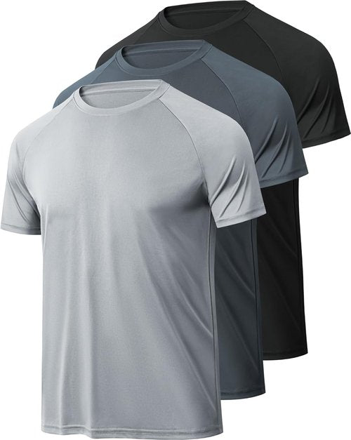 BALENNZ Men's Workout Shirts - Moisture-Wicking Quick-Dry Athletic Performance Tees
